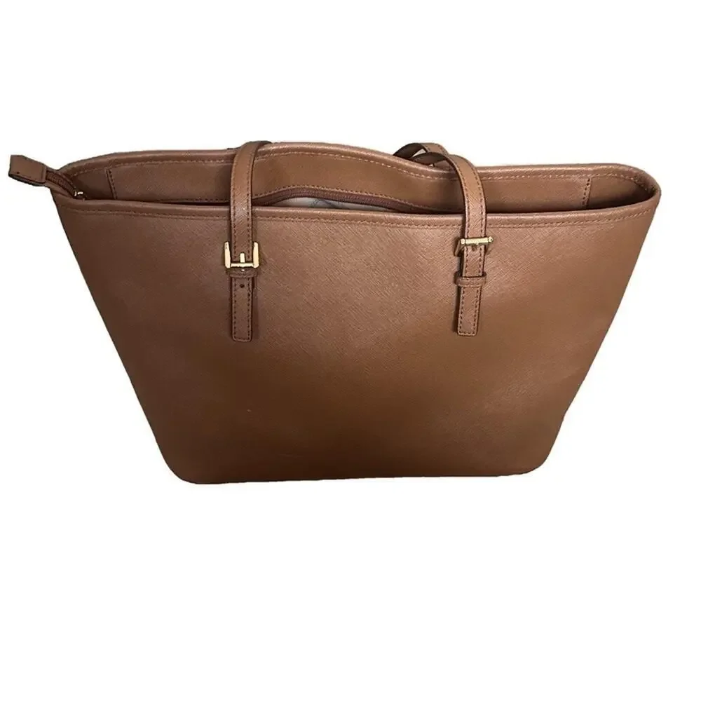 Michael Kors Tan Leather Tote Bag